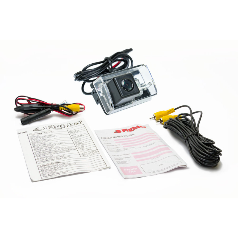 Cámara de visión trasera Fighter CS-HCCD+FM-73 para Peugeot 206, 207, 307