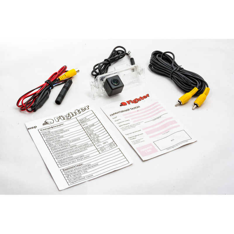 Rearview camera Fighter CS-HCCD+FM-04 for Hyundai Genesis, Veloster, i30, i20, i10