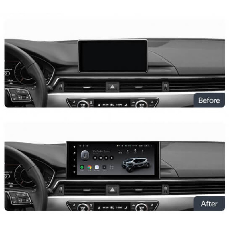 Android head unit Teyes LUX ONE 6+128 Gb Audi A4 B9 2015-2023 12.3″