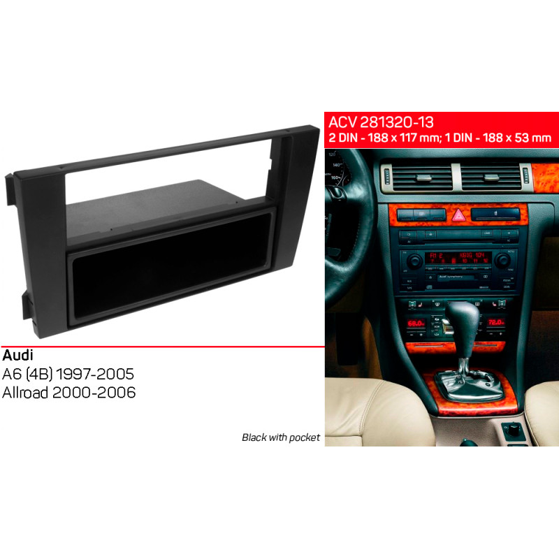 Přechodová ráma pro Audi A6, Allroad ACV 281320-13