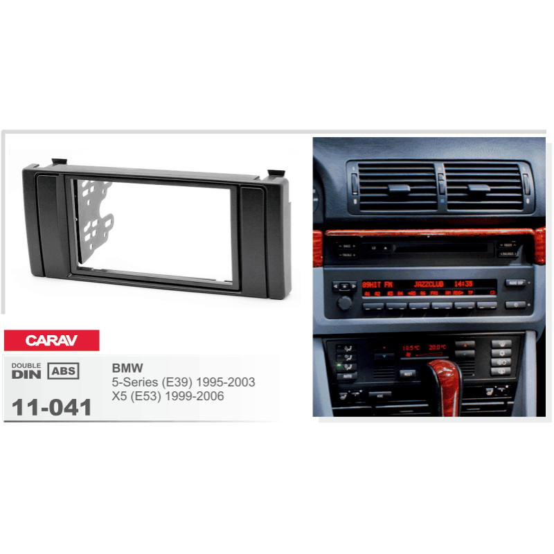 Adapter frame for BMW 5 Series (E39), X5 (E53) Carav 11-041