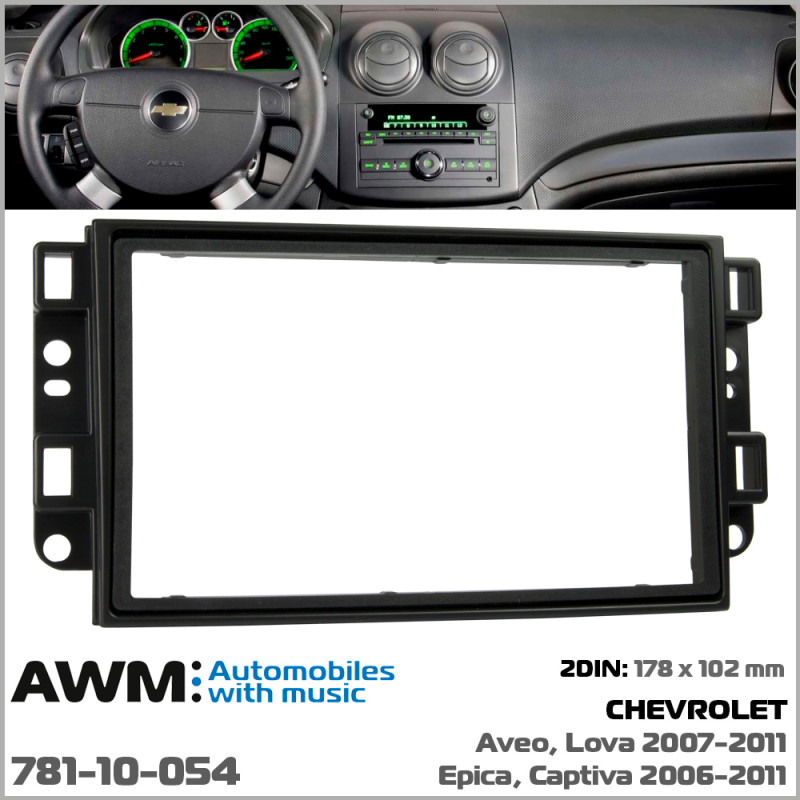 Ramka przejściowa dla Chevrolet Aveo, Captiva, Epica (kod: AWM 781-10-054)