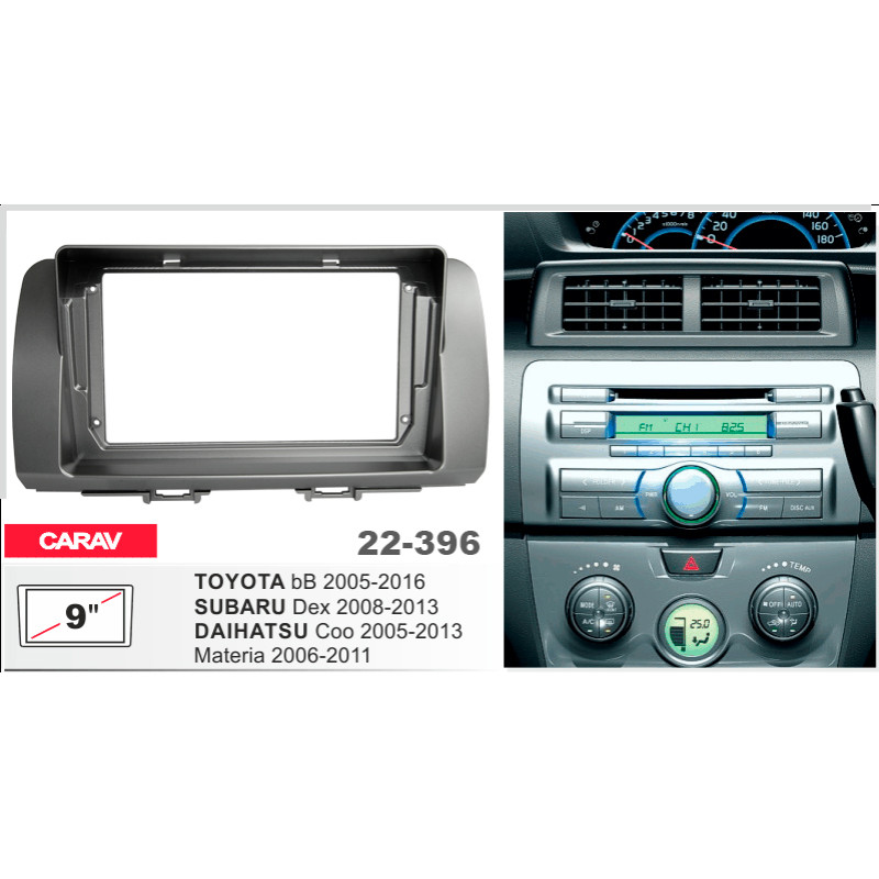 Przekładnia ramka na Daihatsu Materia, Toyota bB, Subaru Dex Carav 22-396.