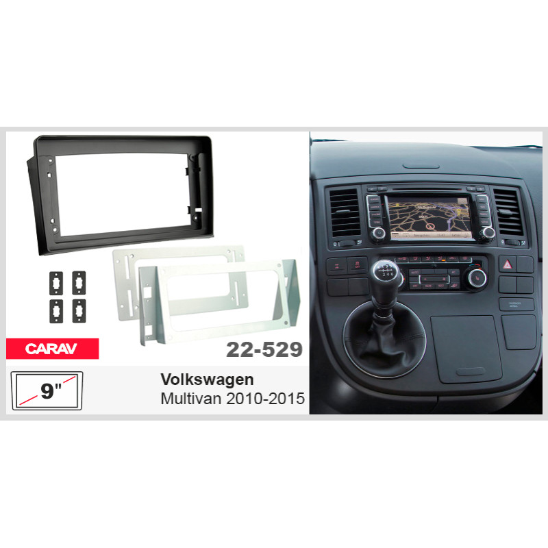 Estructura de transición para el Volkswagen Multivan Carav (modelo 22-529).