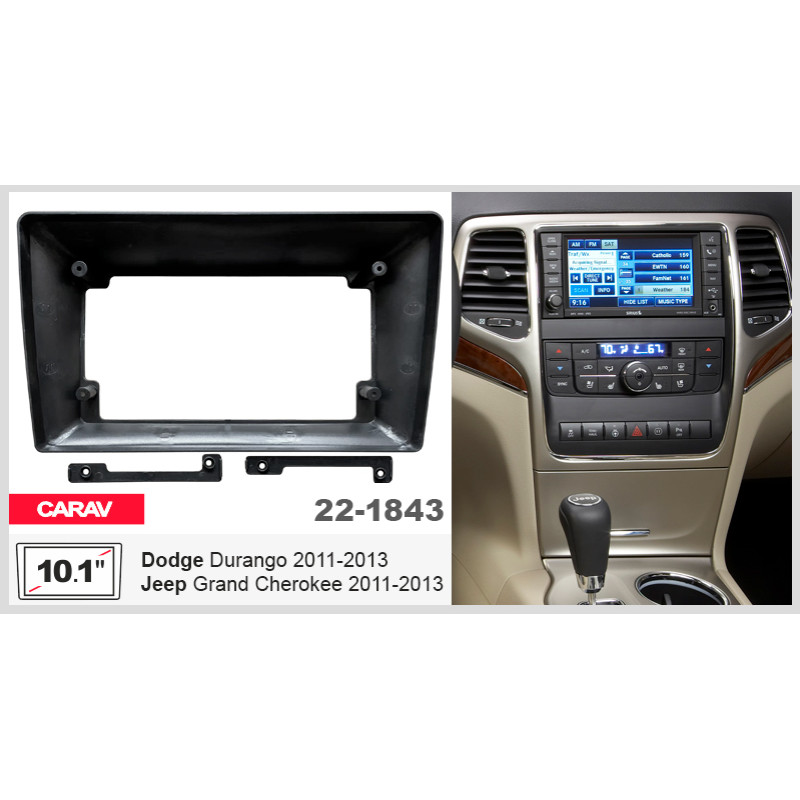 Adapter frame for Dodge Durango, Jeep Grand Cherokee Carav 22-1843
