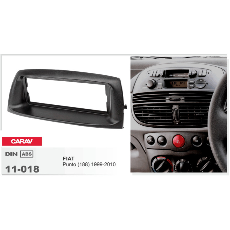 Adapter frame for Fiat Punto Carav 11-018