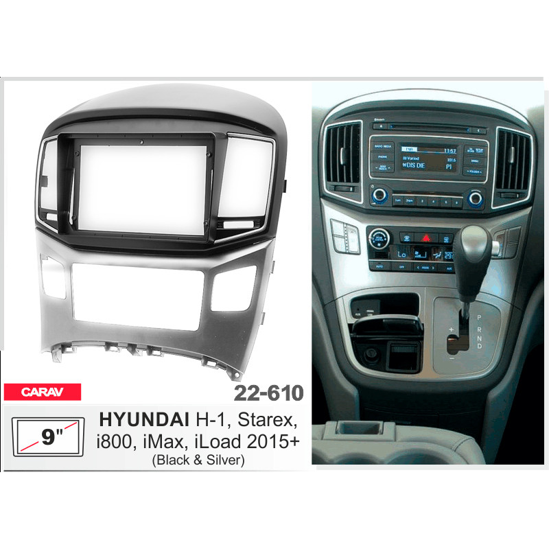 Ramka przejściowa do Hyundai H-1, Grand Starex Carav 22-610.