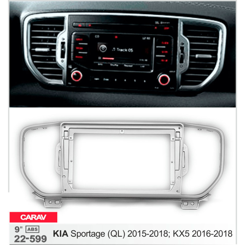 Adapter frame for KIA Sportage Carav 22-599