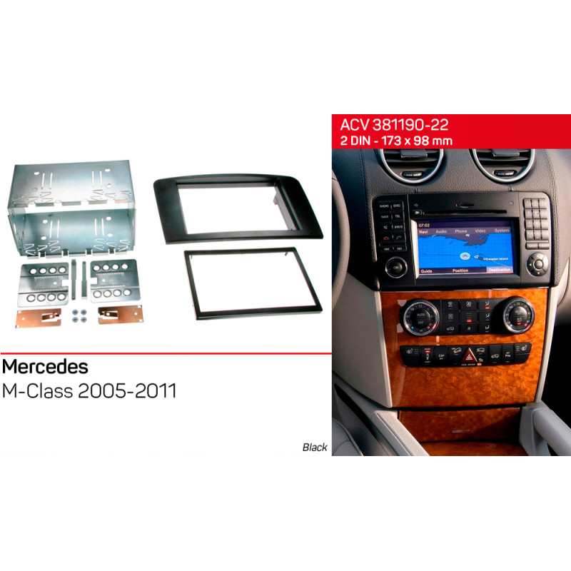 Estructura de transición para Mercedes ML-Class (W164) ACV 381190-22