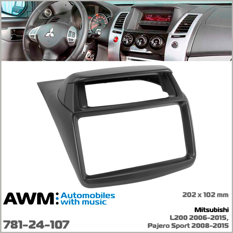Ramka przejściowa do Mitsubishi L200, Pajero Sport AWM 781-24-107