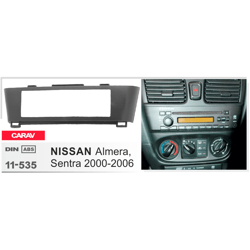 Přechodová ráma pro Nissan Almera, Sentra Caravan 11–535