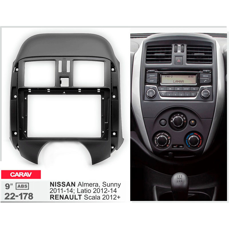 Přechodová ráma pro Nissan Almera, Sunny Caravan 22-178