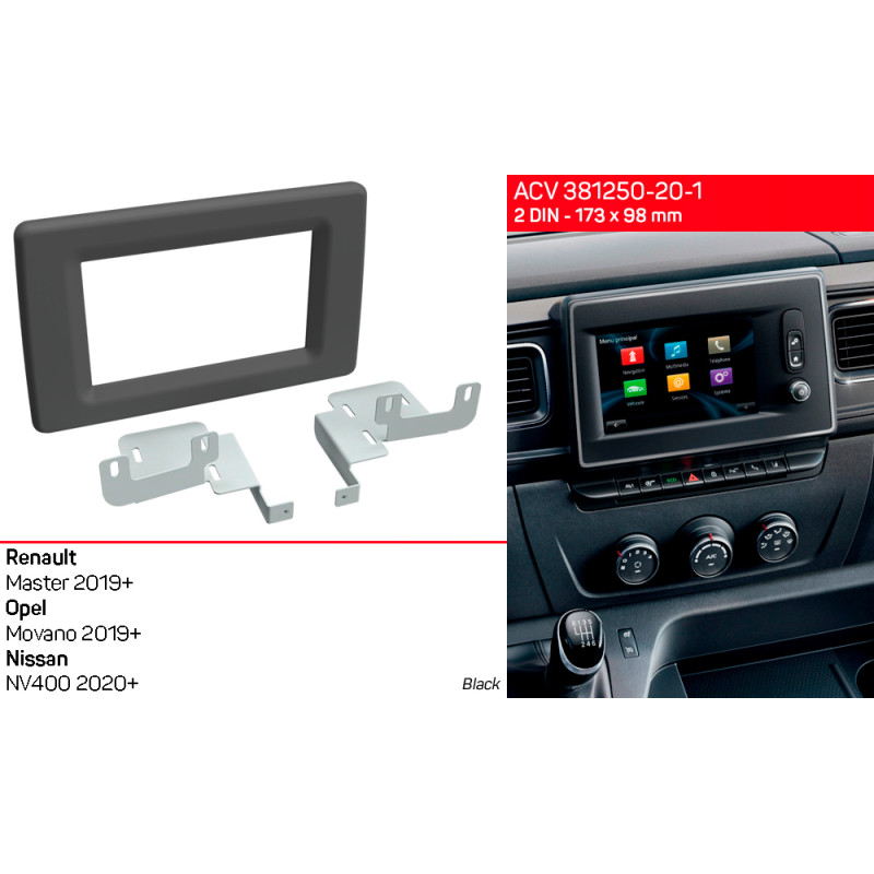 Adapter frame for Renault Master, Opel Movano, Nissan NV400 ACV 381250-20-1