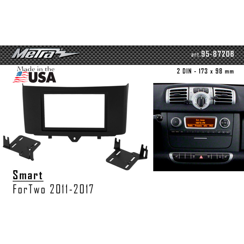 Adapter frame for Smart ForTwo Metra 95-8720B