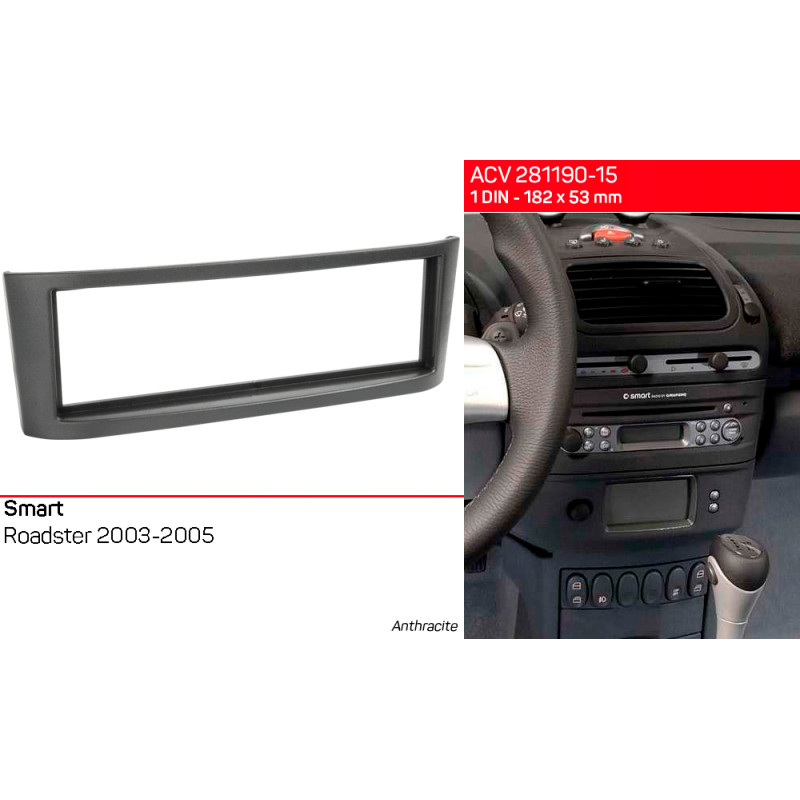 Adapter frame for Smart Roadster ACV 281190-15