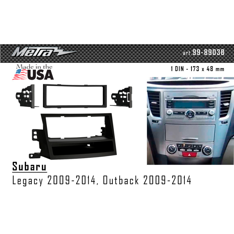 Adapter frame for Subaru Legacy, Outback Metra 99-8903B